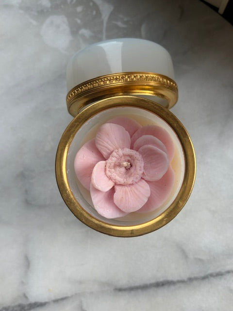 L'Ecrin d'Opaline, chandelle fleurie parfumée